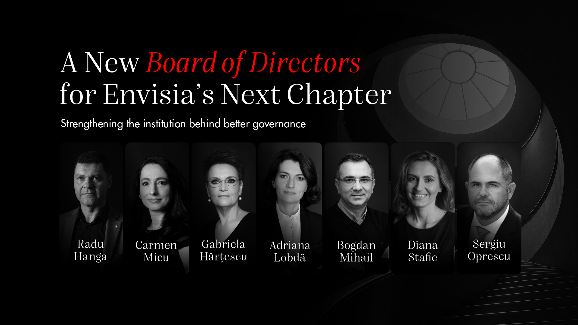 A New Board for Envisia’s Next Chapter:  Strengthening the Institution Behind Better Governance